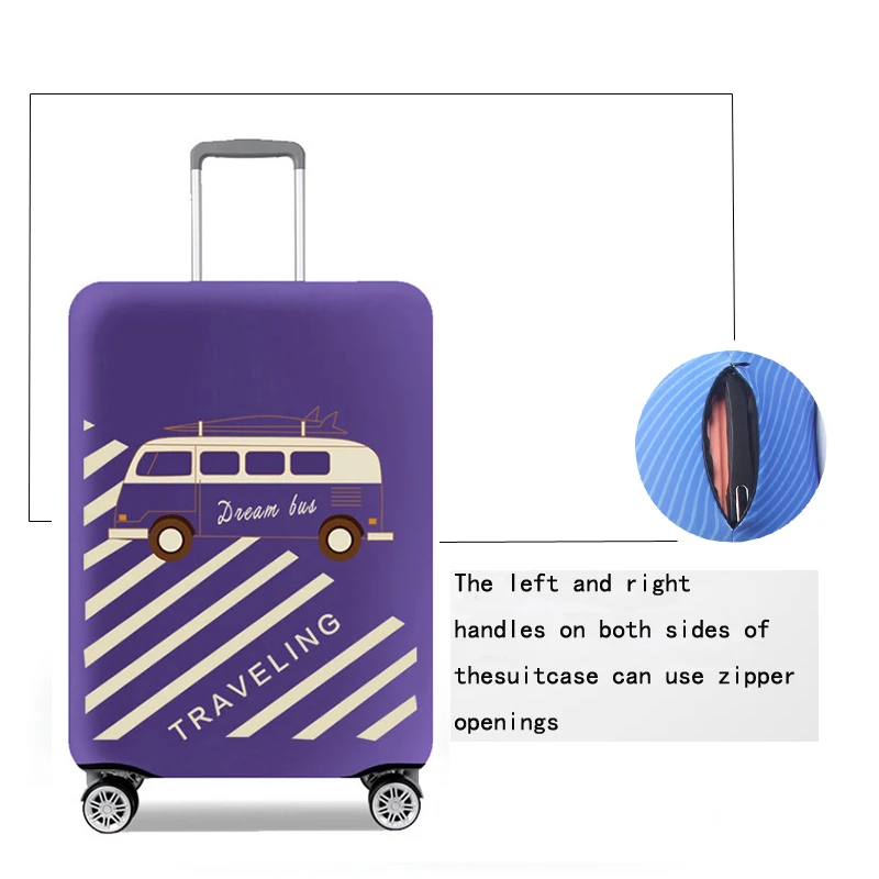 HMUNII-Elastic-Luggage-Protective-Cover-Girl-s-Travel-Trolley-Suitcase-Dust-Cover-Bag-Case-Accessories-Supplies