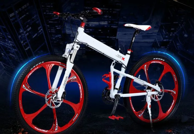 Flash Deal 21/24/27/30 speed ,mountain bike bicycle , foldable frame   26er   folding   26*17inch,  2016  cycling tyres bike  ,5 colors 1