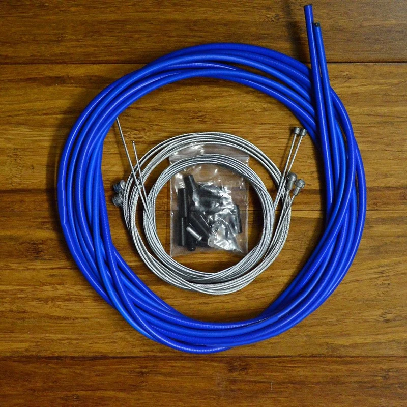 

Brake Shifter Cable Housing Kit for Road Mountain Bicycle Cycling Bike BMX Cable