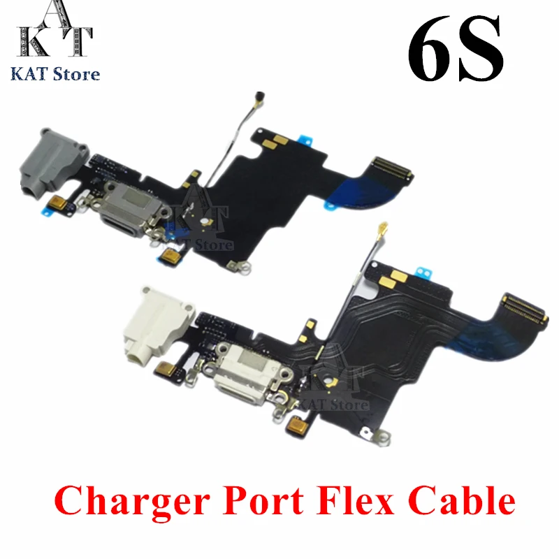 Charger Charging port Dock USB Connector Data Flex Cable For 6S 4.7'' inch Headphone Jack Flex Cable Replacement Part 1Pcs