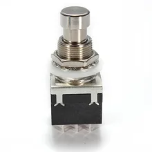 Новый Прочный Черный Автоматический 3PDT 9Pin Stompbox электрическая