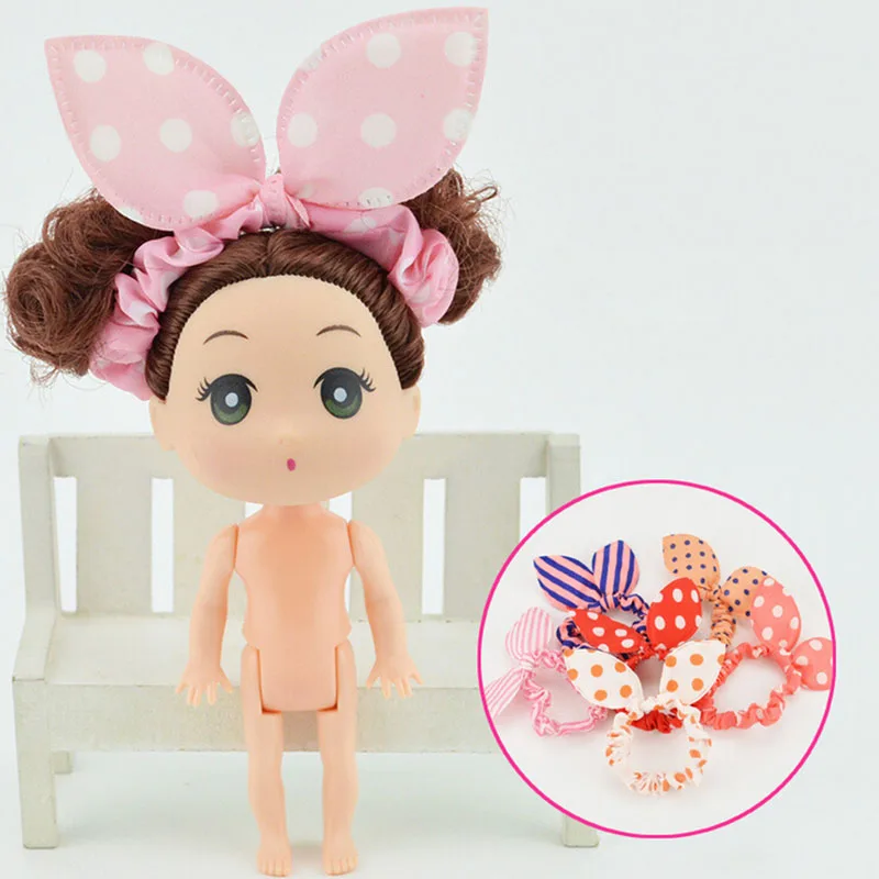 1 шт. 4,3 "Кукла без одежды для Ddung с 2 коричневыми булочками, инструмент для украшения торта для девочек, подарок на день рождения, украшение