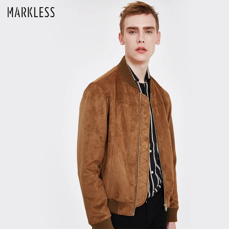 Куртка бомбер Markless для мужчин 2020 размера плюс модная повседневная куртка с