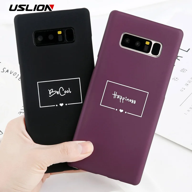 USLION Matte Hard PC Case For Samsung Galaxy S8 S9 Plus