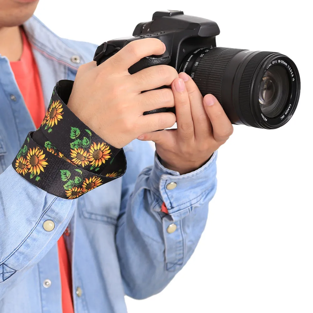 Ремень для камеры Мягкий Многоцветный Универсальный плечевой ремень для видеокамеры шейный ремень для DSLR Самая низкая цена# L25