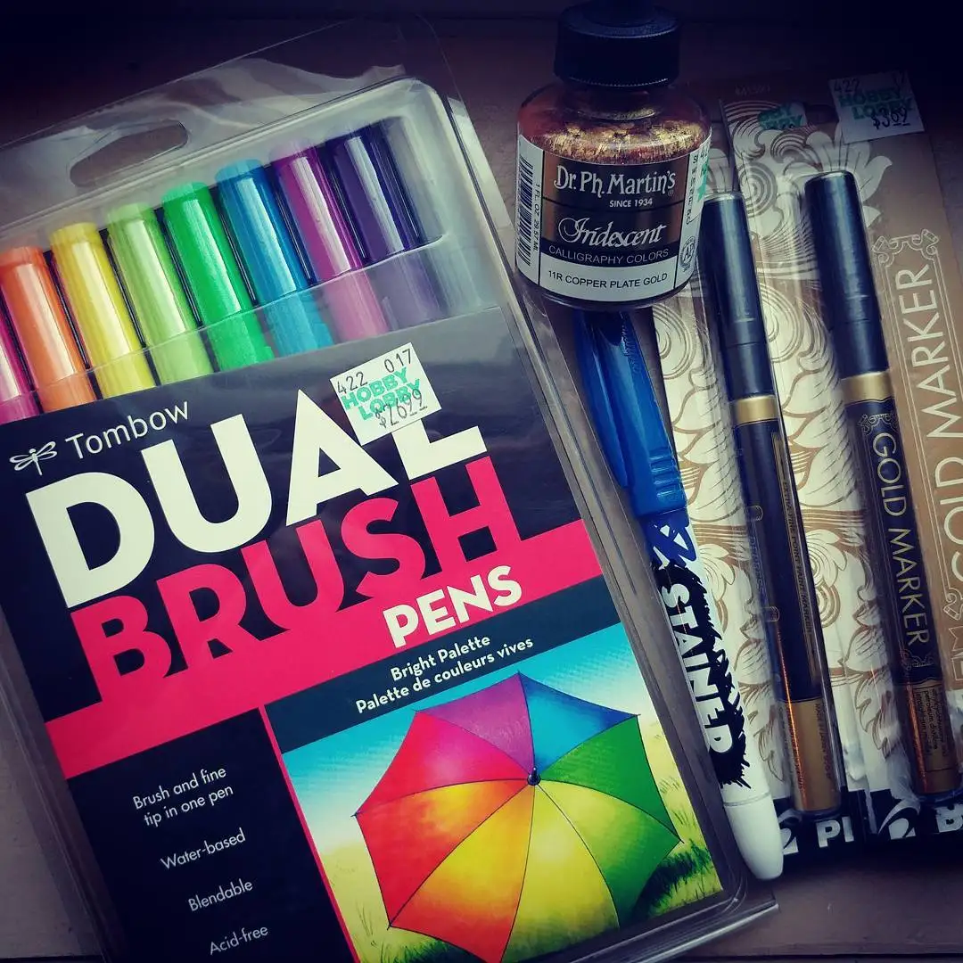 tombow dual brush pen aliexpress