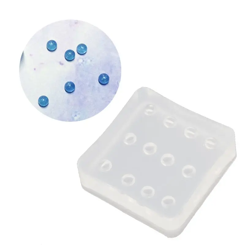 

Transparent Silicone Mini 4mm Round Opal Beads Mold Epoxy Resin Jewelry Tools