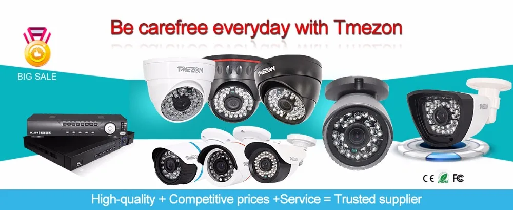 TMEZON 16CH CCTV системы 16 шт. 1080 P открытый погодозащищенная камера слежения 1080 DVR ночное видение товары теле и видеонаблюдения