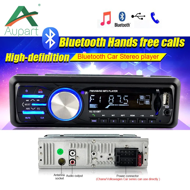 Buy autoradio bluetooth Car radio Stereo Player Bluetooth Phone AUX IN MP3 FM