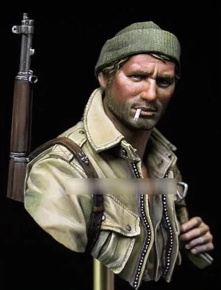 

1/10 Resin Bust US Army Paratrooper Figures Not Assembled Uncolored
