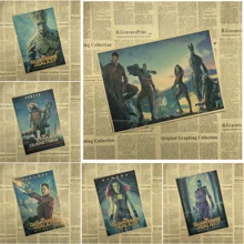 Guardians of the Galaxy 1 Classic Movie Kraft Paper Poster Bar Cafe Living Room Dining room Wall Decorative Paintings