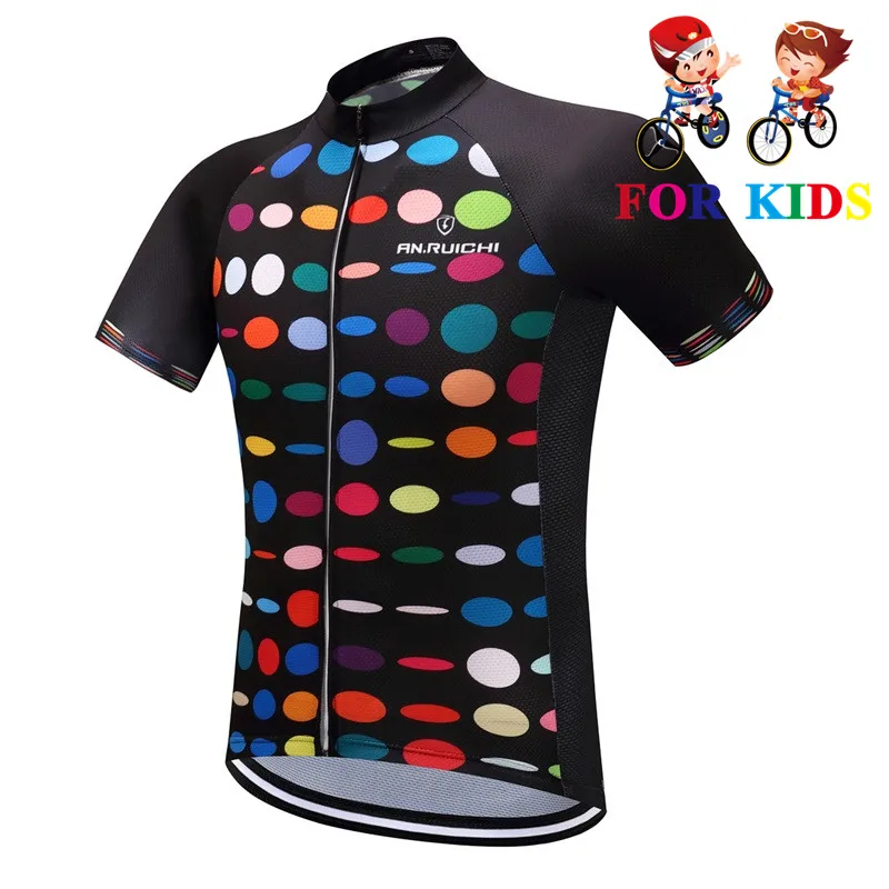 Дети Vélo велосипед для мальчиков Джерси быстрое высыхание детей дорожный горный велосипед MTB Одежда Майо Ropa Ciclismo - Цвет: Short jerseys 2
