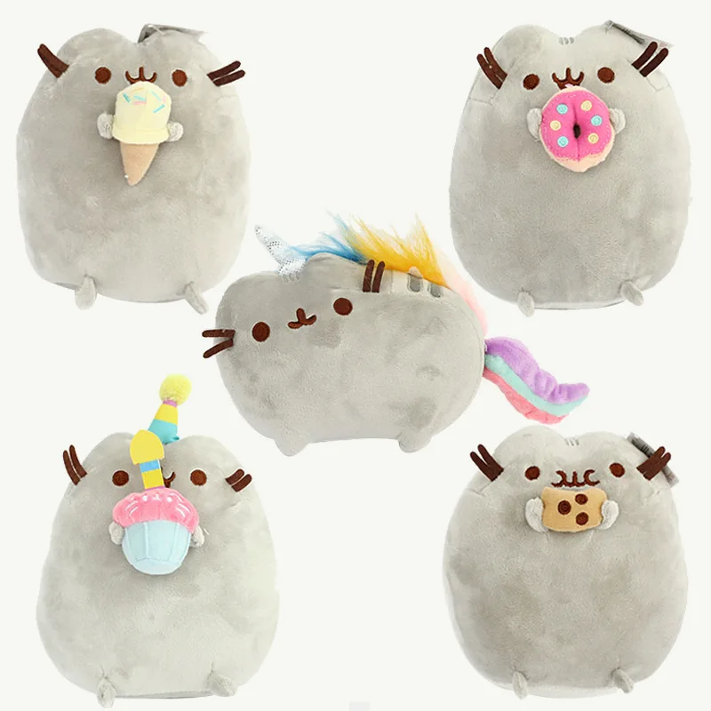 15cm Kawaii PusheenCat Plush Toys PusheenCat Cookie Icecream Doughn Cake Style Plush Soft Stuffed Animals Toys Gift for Children