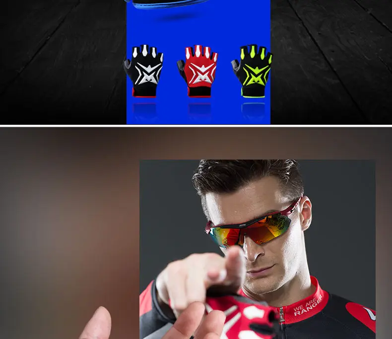 Cycling Gloves Half Finger Mens Women's Summer Breathable Sports Shockproof Bike Gloves GEL MTB Bicycle Gloves ridding gloves