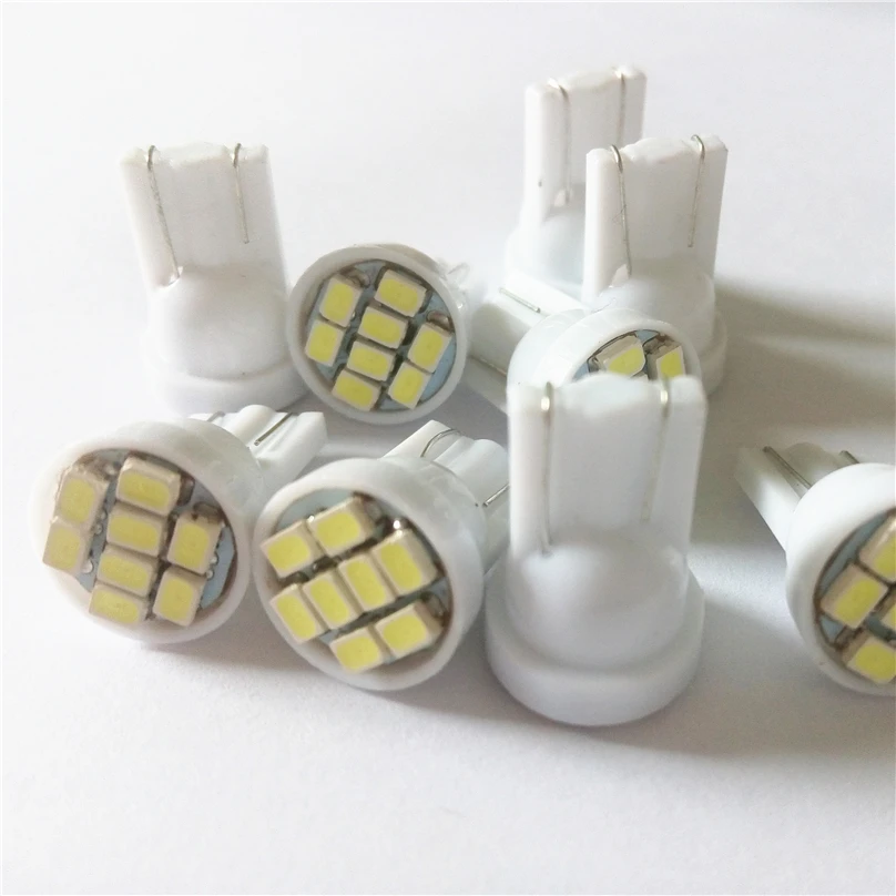 Автомобильный мигающий 50 шт. рекламный светодиод T10 8 smd 1206 светодисветодиодный s