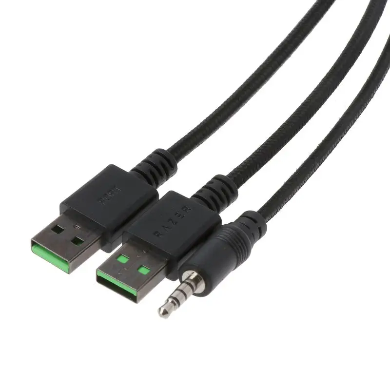 Прочный нейлоновый плетеный кабель USB механическая клавиатура Замена провода для razer BlackWidow Chroma V2 механическая клавиатура