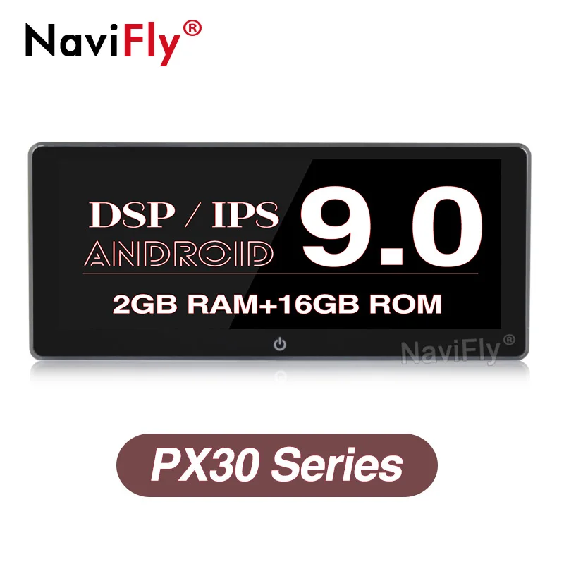 Discount 10.25INCH Android 9.0 GPS Navigation Autoradio Multimedia DVD Player Bluetooth WIFI MirrorLink OBD2 Universal 2Din Car Radio 1