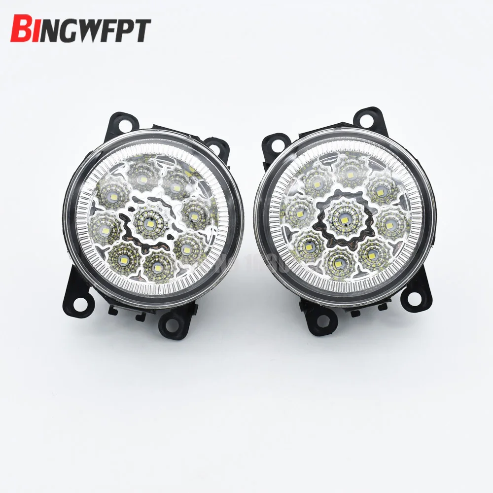 2x Car Styling 12V H11 Plug Driving LED Fog HeadLamps For Mitsubishi 200 KB T KA