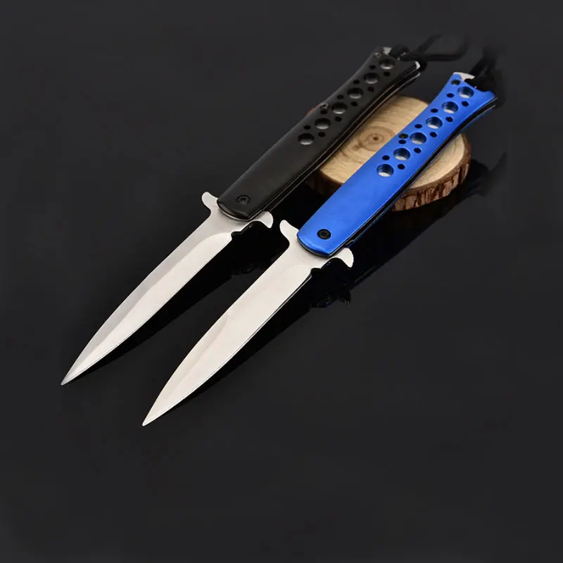 

NEWEST Aluminum Alloy Handle Folding Blade Knife 3Cr13Mov Steel Multifunctional EDC Knives For Fishing Best Gifts