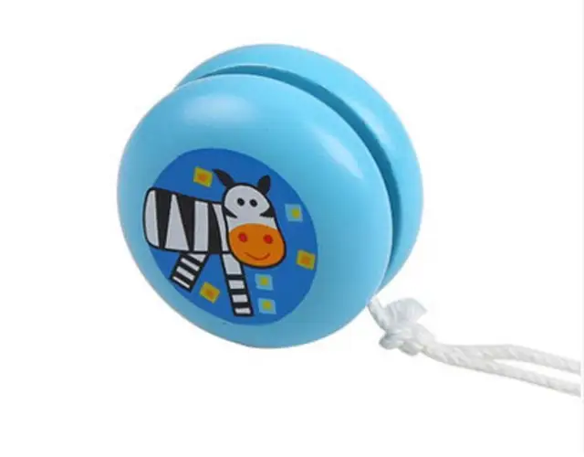 Cute Animal Wooden YoYo Toys Children Kids Funny Toys Classic YoYo Toys