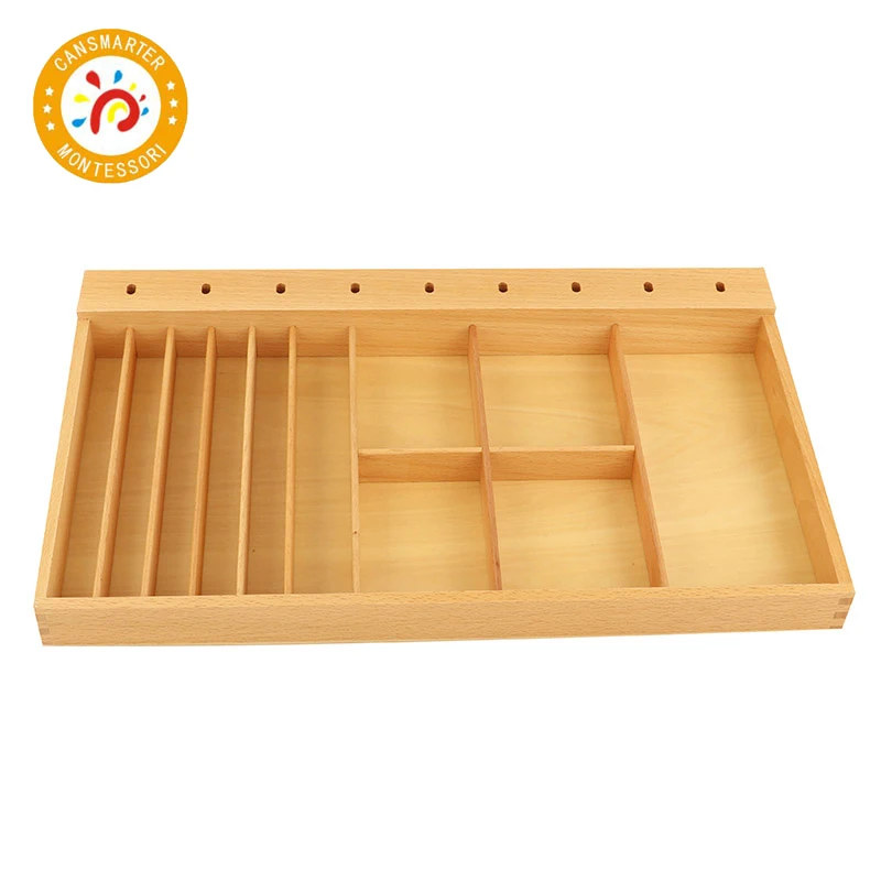  Montessori Material Wooden Glue and Paste Box Teaching Aids Storage Box Home Classroom Children Toy - 33037864972