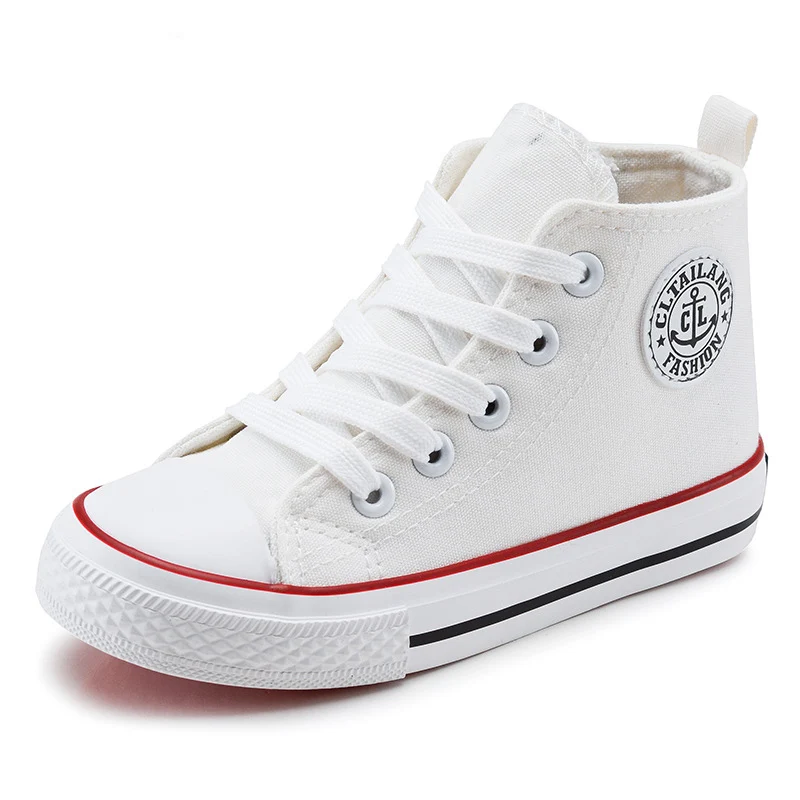 

Canvas Kids Shoes 2017 Spring Autumn High Top Breathable Children Sneakers Fashion Boys Girls Casual Shoes chaussure enfant