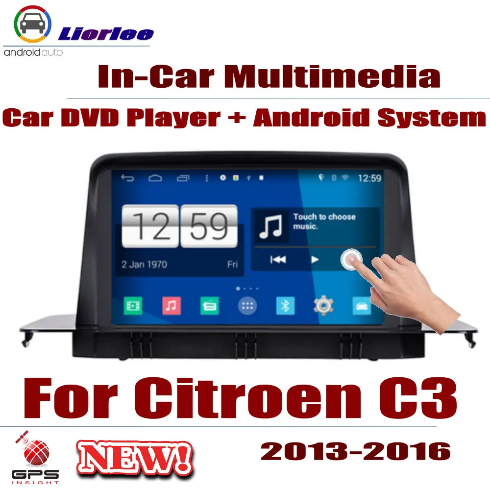 

Car Radio DVD Player GPS Navigation For Citroen C3 2013~2016 Android HD Displayer System Audio Video Stereo In Dash Head Unit