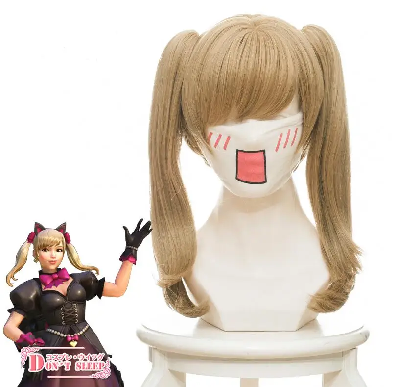 Парик для косплея из высококачественной игры OW DVA термостойкие искусственные