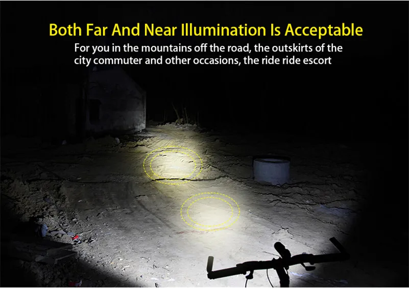 Flash Deal WEST BIKING Full-waterproof Bicycle Light USB Recharging Double Spot MTB Road Bike Frame Lamp Aluminum Alloy Cycling Front Light 36