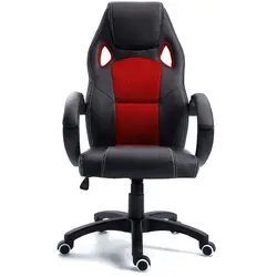Samincom офисное кресло к письменному столу черный W49 * D49 * H109-120CM из искусственной кожи + сетчатый материал подъема поворотный стул для