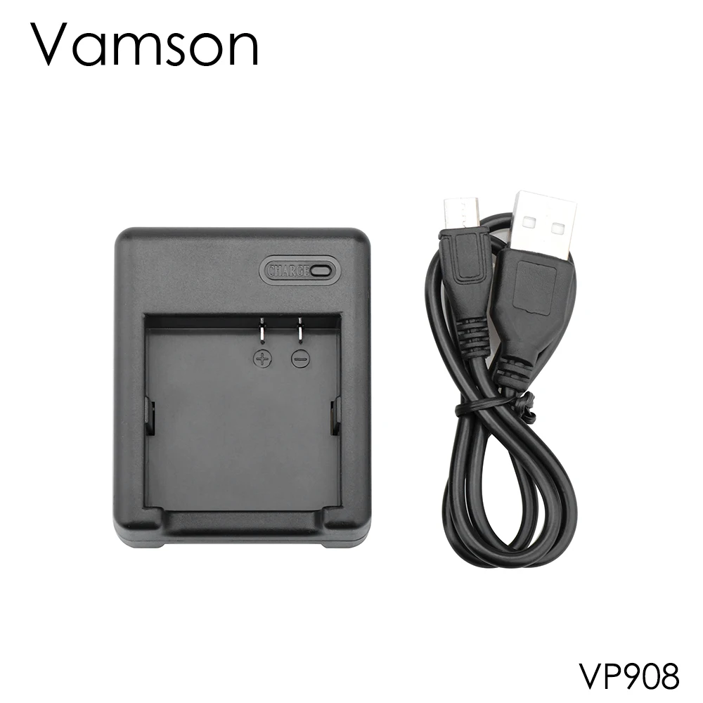 Goedkoop Voor Xiaomi voor Yi 4 k Accessoires Dual Battery Charger + USB Kabel voor yi 2 voor Xiaoyi 4 k actie Camera Accessoires VP908
