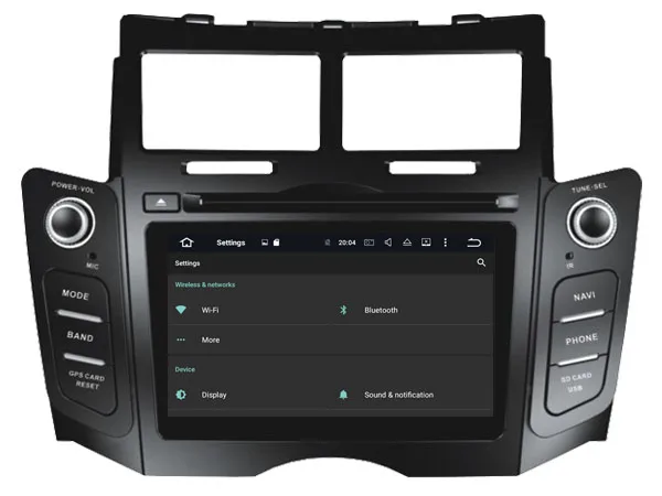 Clearance OTOJETA Android 8.0 car DVD octa Core 4GB RAM 32GB rom with IPS screen multimedia player for TOYOTA YARIS 2011 Car stereo radio 4