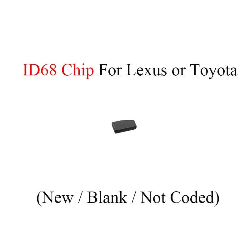 

Transponder Chip 4D68 Auto Car Key Chip Black Ceramics Carbon 4D 68 For Toyota Camry Corolla For Lexus (New / Blank / Not Coded)