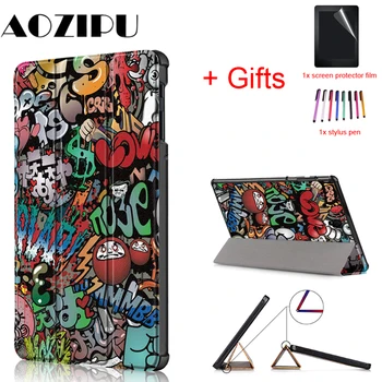 

Ultra Slim Case for Samsung Galaxy Tab S4 10.5 SM-T830 T835 T837 2018 10.5 inch Tablet PU Leather Protective Stand Funda Cover