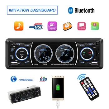 

Car Radio 1 Din Autoradio MP3 Multimedia Player Bluetooth Audio AUX/TF/USB FM Receiver Auto Phone Charging Stereo