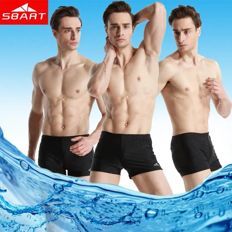 SBART Swimwear Men Swimming Trunks 2015 Sexy Mens Swim Trunks Lycra