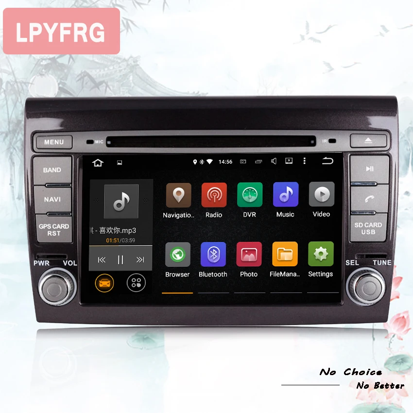 2 Din 7 &quotHD android 10 0 радио GPS автомобильный DVD плеер для FIAT BRAVO 198 2007 2008 09 2010 2011 2012 2013 2014