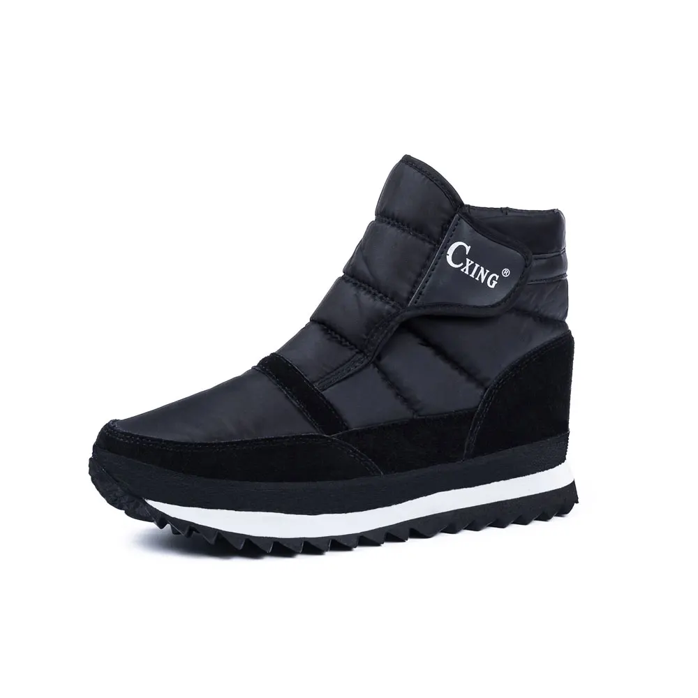 

Winter Warm Boots For Men Lady Couple Snow Waterproof Non-slip Platform Shoes Snow Boots