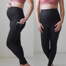 Женские Леггинсы для беременных Бесшовные Йога стрейч Беременность Брюки Одежда для беременных весна лето