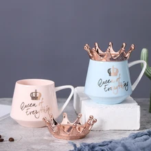 Tazas de leche/café con temática de corona, tazas MultiColor de dibujos animados, herramienta de cocina, regalo de Navidad, W3206