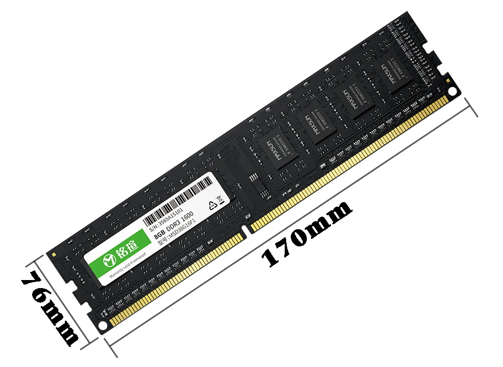 MAXSUN ram ddr3 8gb 1600MHz 11-11-11-28 пожизненная гарантия 1,5 V PC3-12800 память оперативная память ddr 3 настольный dimm 240pin для intel и AMD