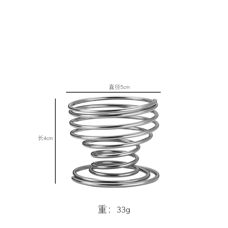 1 шт. держатель вареных яиц Горячие продукты Stainelss стальная пружинная проволока лоток Подставка для яйца инструмент для приготовления пищи
