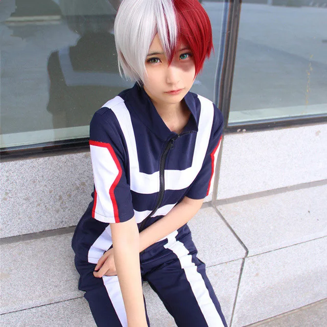 Мой герой Косплэй Аниме Boku без Bakugou Katsuki/Иида Tenya/костюм Тодороки спортивная