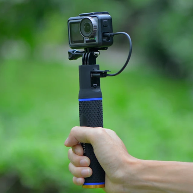 Djiアクション用バッテリー内蔵自撮り棒,5200mAh,ポータブル