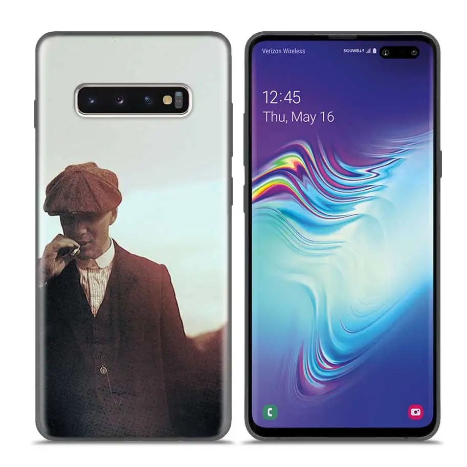 Чехол Capas Coque для samsung Galaxy S10 S9 S8 Plus 5G A30 A50 A70 A40 A20 Note 8 9 10 крышка туши Peaky bliners Man - Цвет: AS-002