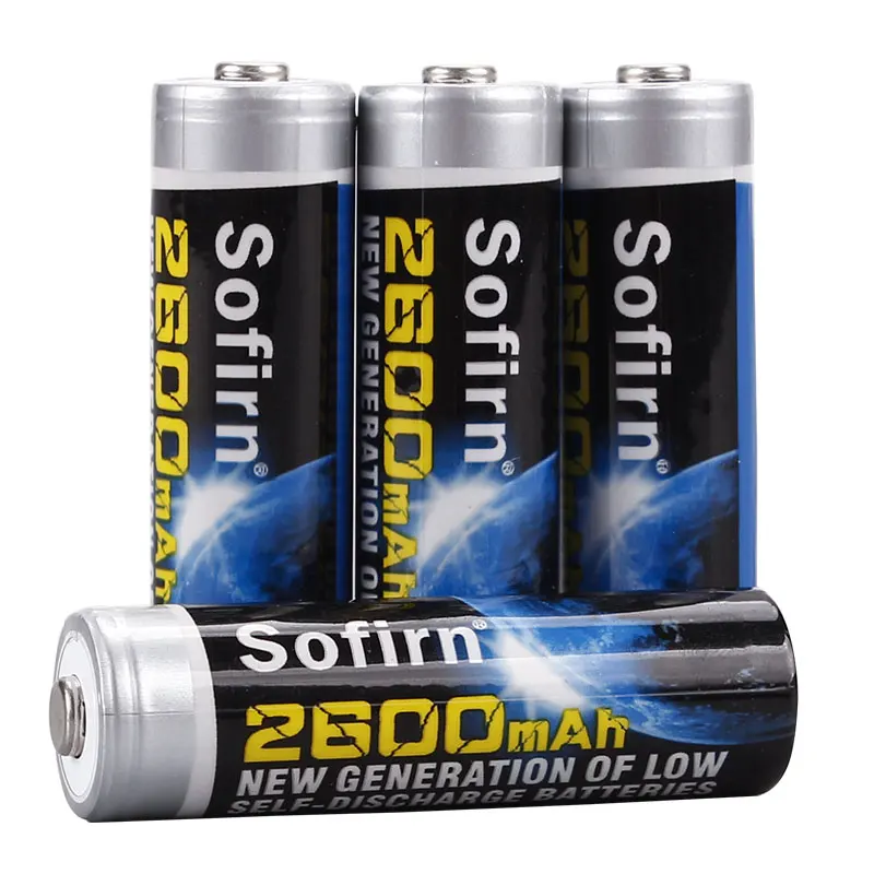 Sofirn 8 комплектов аккумуляторов, включая 4 шт. AA 2600mAh и 4 шт. AAA 1100mAh Ni-MH аккумуляторные батареи