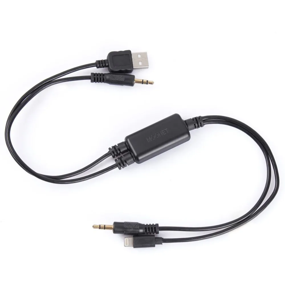 Автомобильное аудио подключение iPhone5/6 iPod iPad USB Интерфейс адаптер AUX кабель для BMW