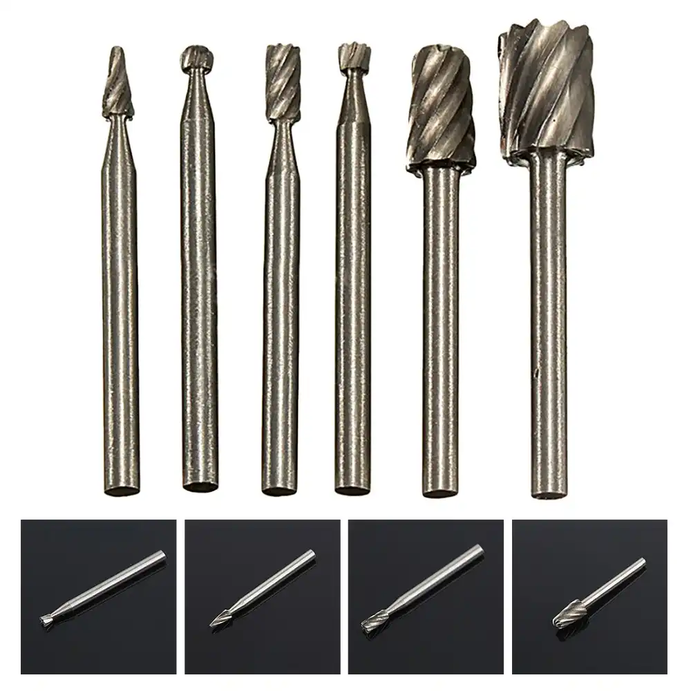 HSS Router Dremel Milling Bits burrs For Cutting Engraving x10