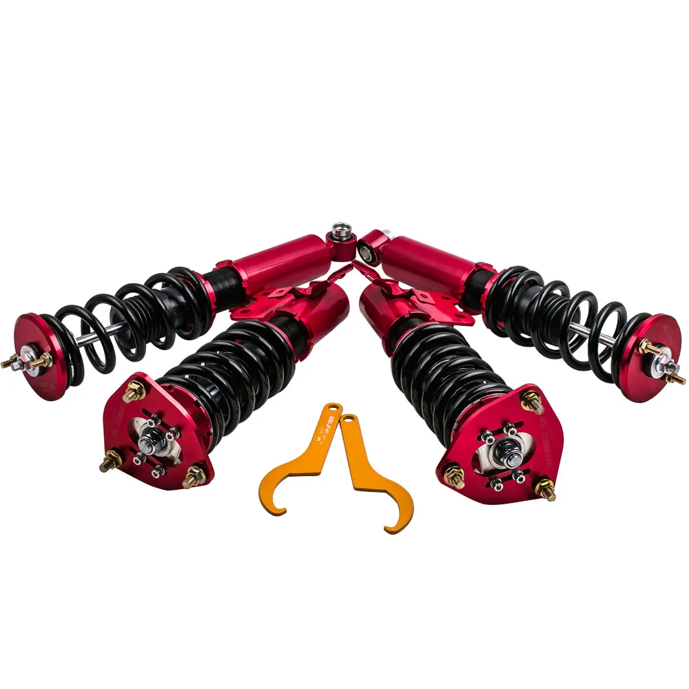 

for nissan S13 Silvia 180 200SX 240SX CA18DET 89-94 SR20 Coilover Suspension shock Absorber Suspension Adj. Camber Height