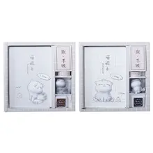 Милый блокнот с кошкой журнал ежедневник блокнот набор канцелярских принадлежностей школьные принадлежности путешествия